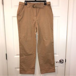 Crazy Horse VTG Khaki Pants by Liz Claiborne, Size 14, 100% Cotton Chino’s